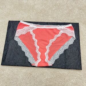 2007 Victoria’s Secret Dream Angels Coral soft Modal Cotton Bikini Panties Small